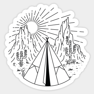 Indian Camp Sticker